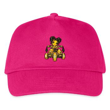 Girl Dreirad Mädchen  - Kinder Basecap - Fuchsia - Vorne