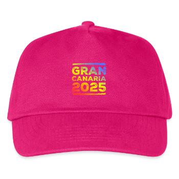 Gran Canaria 2025 Bunt - Kinder Basecap - Fuchsia - Vorne