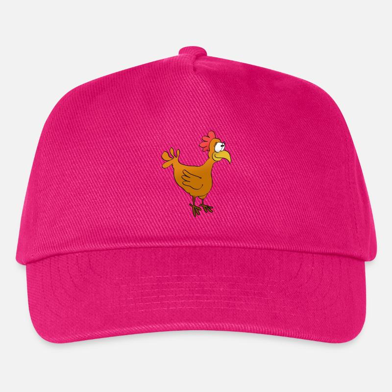 huhn - Kinder Basecap - Fuchsia