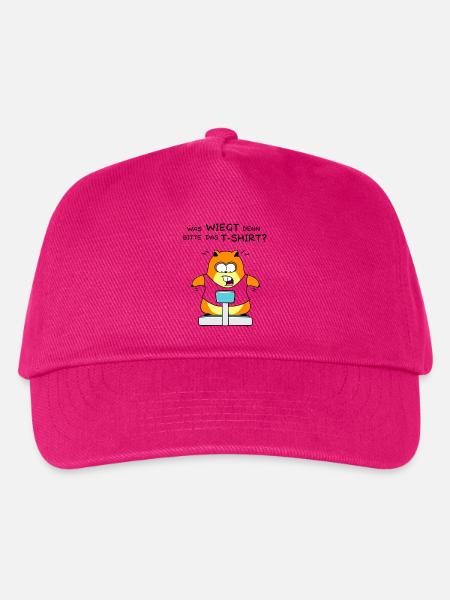 Fettes Hamster Shirt - Kinder Basecap - Fuchsia