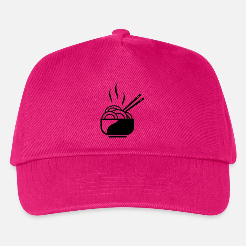 Pasta with chopsticks - Kids’ Baseball Cap - fuchsia