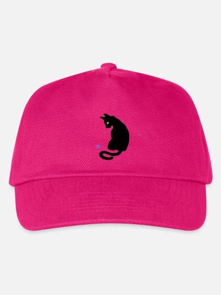 Katze - Kinder Basecap - Fuchsia