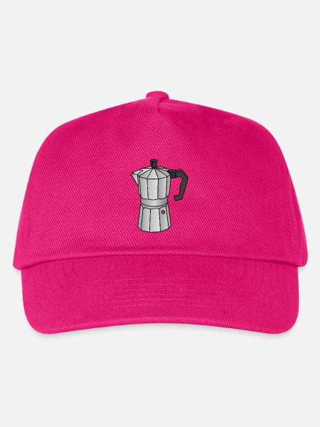 Espressokanne - Kinder Basecap - Fuchsia