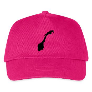 Norwegen - Kinder Basecap - Fuchsia - Vorne