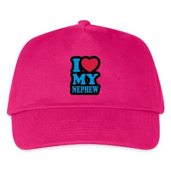 I love my nephew - Kids’ Baseball Cap - fuchsia - Front