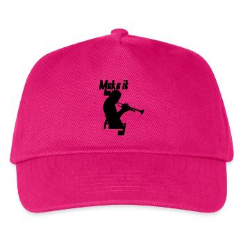Trompettiste Funk - Casquette de baseball Enfant - fuchsia - Devant