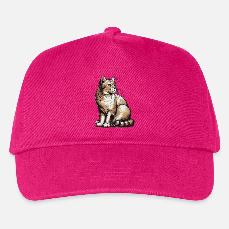 Chat - Casquette de baseball Enfant - fuchsia