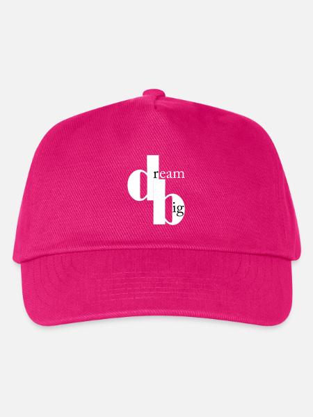 dream big - Kinder Basecap - Fuchsia