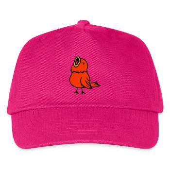 Budgie, songbird, sparrow, bird, chirp, cute - Kids’ Baseball Cap - fuchsia - Front