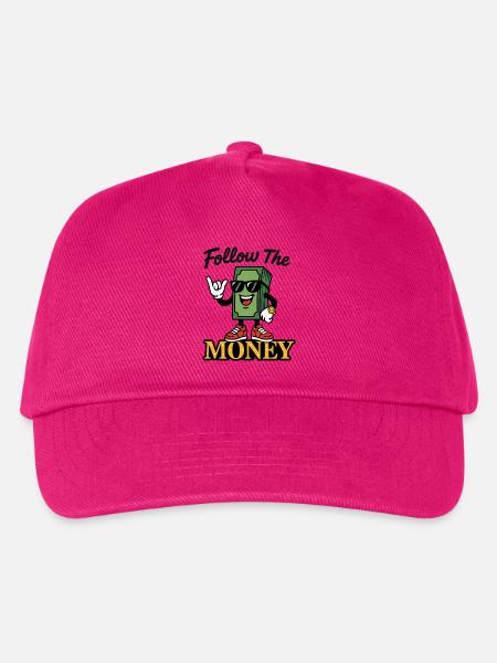Folgen Sie dem Geld - Kinder Basecap - Fuchsia