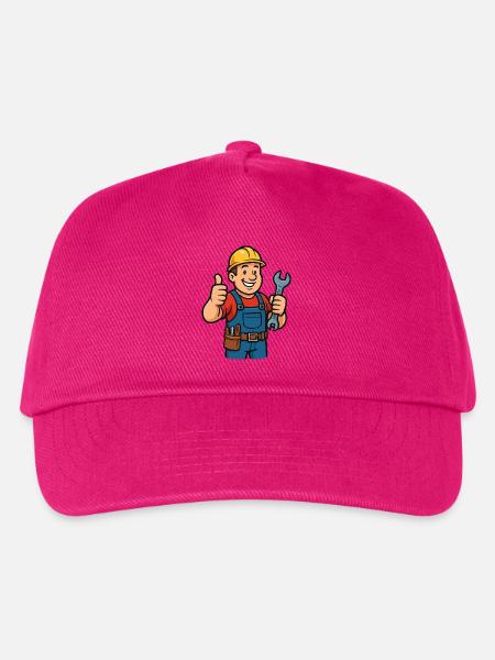 handwerker - Kinder Basecap - Fuchsia