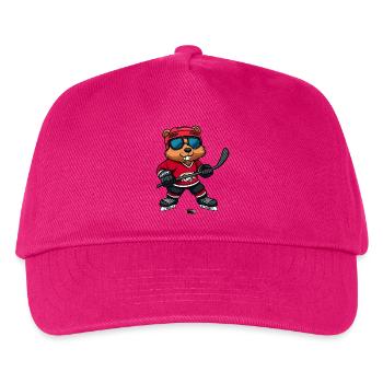 Hockey sur glace des Beavers - Casquette de baseball Enfant - fuchsia - Devant