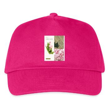 Beige_Minimalist_Fashion_New_Look_Instagram_Pos - Kinder Basecap - Fuchsia - Vorne