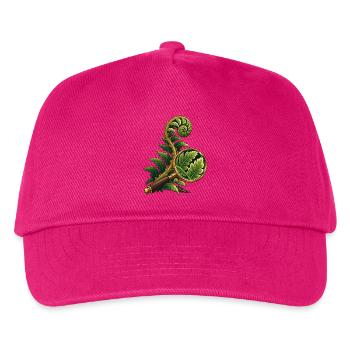 Fern durch eine Feldlinse - Kinder Basecap - Fuchsia - Vorne