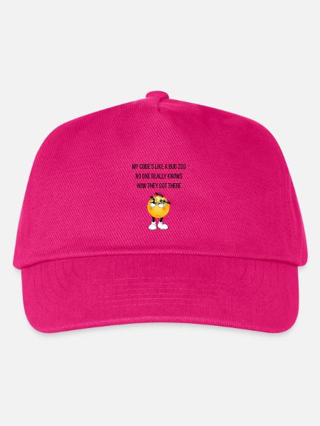 Mein Code ist wie ein Insektenzoo - Kinder Basecap - Fuchsia
