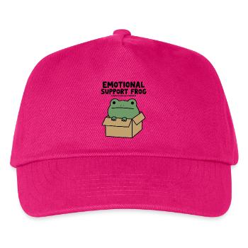 Emotionaler Unterstützungsfrosch - Kinder Basecap - Fuchsia - Vorne