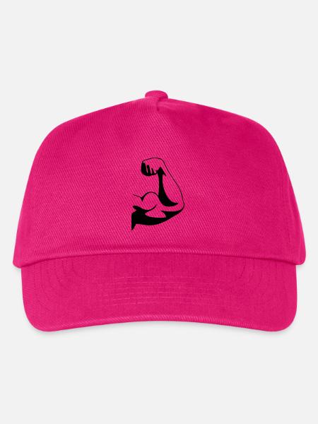 biceps fist - Kinder Basecap - Fuchsia