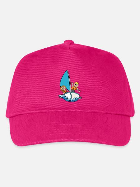 Segelboot - Kinder Basecap - Fuchsia