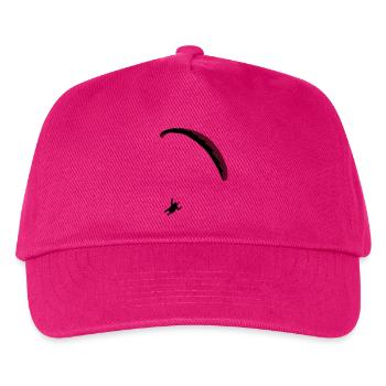 Paraglider Paragliding - Kids’ Baseball Cap - fuchsia - Front
