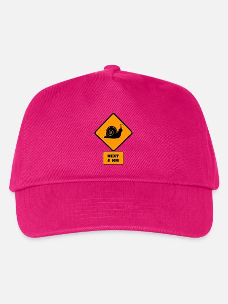 Schnecke - Kinder Basecap - Fuchsia