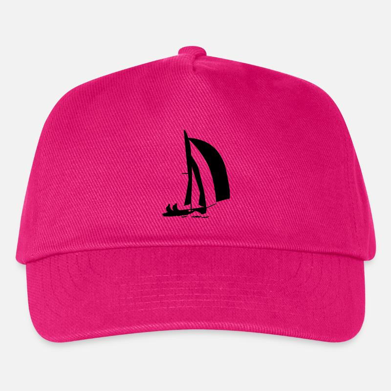Segelboot - Kinder Basecap - Fuchsia