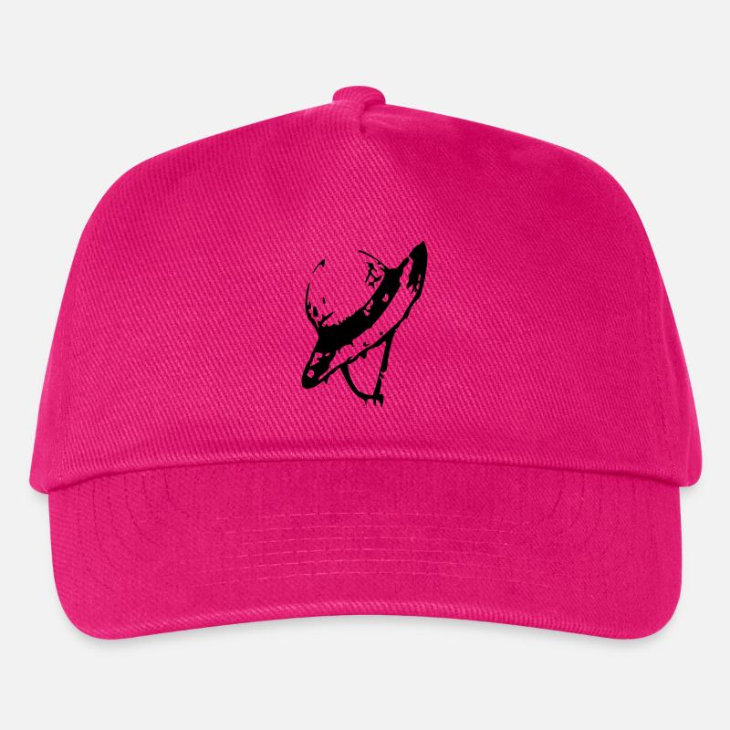 strohhut schema - Kinder Basecap - Fuchsia
