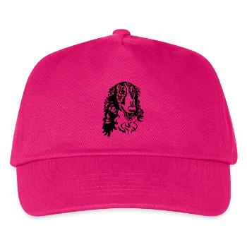 Barsoi Head - Kids’ Baseball Cap - fuchsia - Front