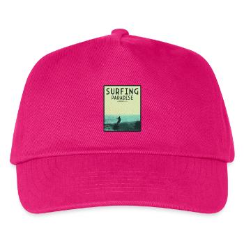 Paradis du surf à Honolulu - Casquette de baseball Enfant - fuchsia - Devant