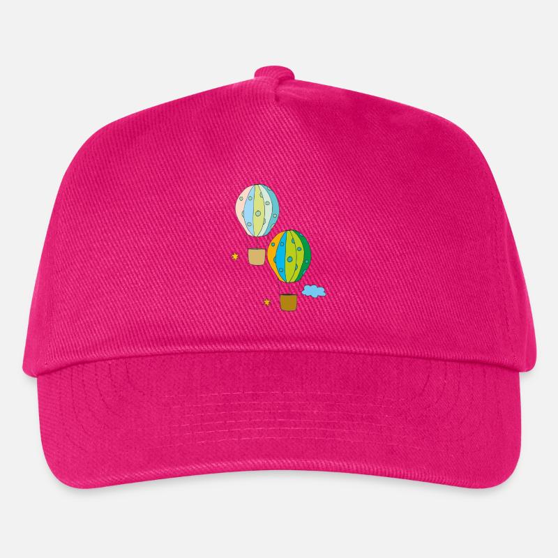heissluftballon 2fach - Kinder Basecap - Fuchsia