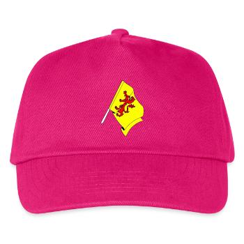 Flagge der Provinz Südholland - Kinder Basecap - Fuchsia - Vorne