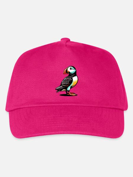 Papageitaucher - Kinder Basecap - Fuchsia