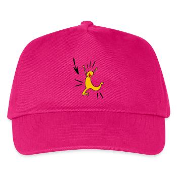Yellow joy - Kids’ Baseball Cap - fuchsia - Front