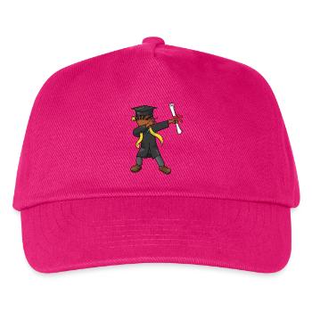 Absolventen der Afro Dabbing Kid Abschlussklasse 2026 - Kinder Basecap - Fuchsia - Vorne