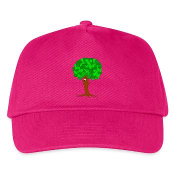 Funny Tree - Kids’ Baseball Cap - fuchsia - Front