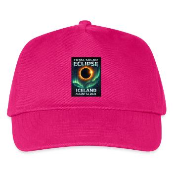 Éclipse solaire totale Islande 2026 Reykjavik - Casquette de baseball Enfant - fuchsia - Devant