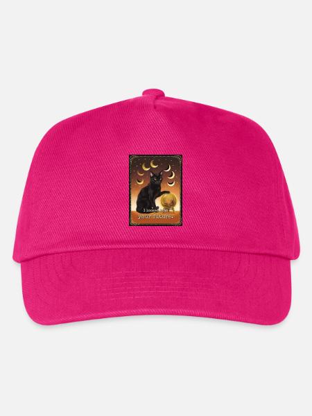 Zukünftige Nope-Katze - Kinder Basecap - Fuchsia