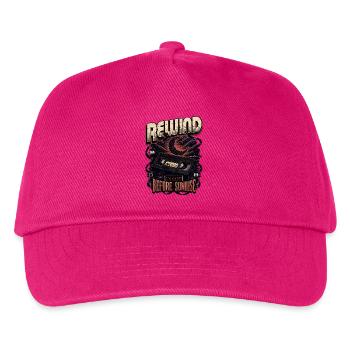 Rewind Before Sunrise Cassette - Kids’ Baseball Cap - fuchsia - Front