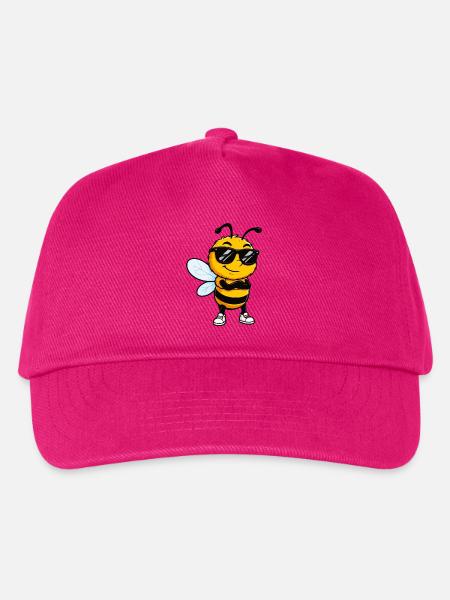 Sonnenbiene mit Stil - Kinder Basecap - Fuchsia