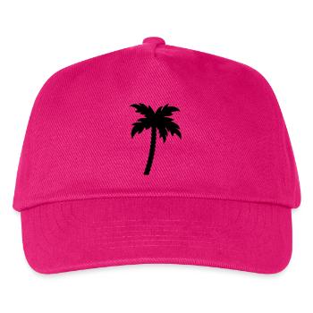 palme - Kinder Basecap - Fuchsia - Vorne