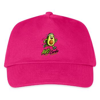 Avocado Fitnessläufer - Kinder Basecap - Fuchsia - Vorne