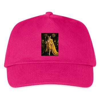 Barocke Goldene Königskatze - Kinder Basecap - Fuchsia - Vorne
