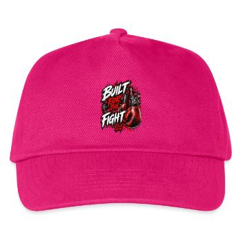 Gebaut für den Kampf - Kinder Basecap - Fuchsia - Vorne
