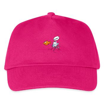 Kuscheln? - Kinder Basecap - Fuchsia - Vorne