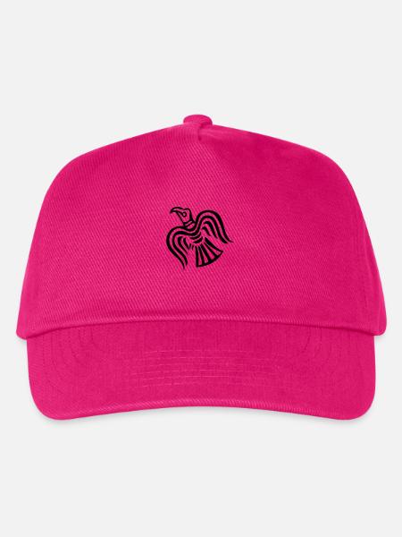 Wikinger Rabe Hugin - Kinder Basecap - Fuchsia