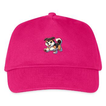 Chiot Akita - Casquette de baseball Enfant - fuchsia - Devant
