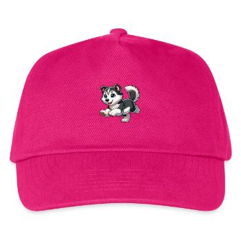 Siberian Husky - Kids’ Baseball Cap - fuchsia - Front