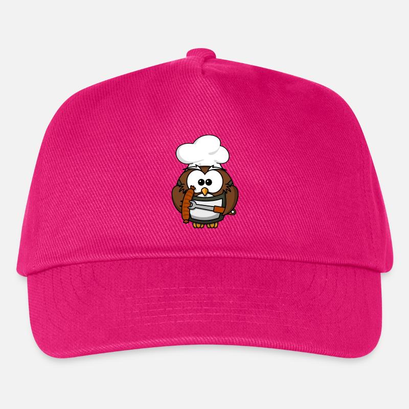 Eule Koch - Kinder Basecap - Fuchsia