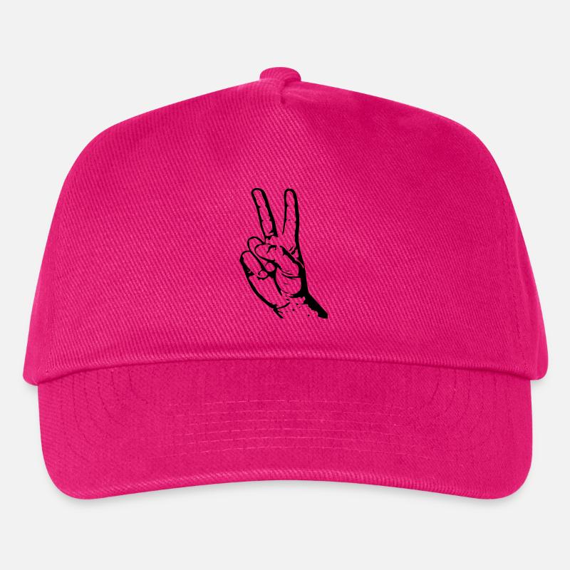 paix - Casquette de baseball Enfant - fuchsia