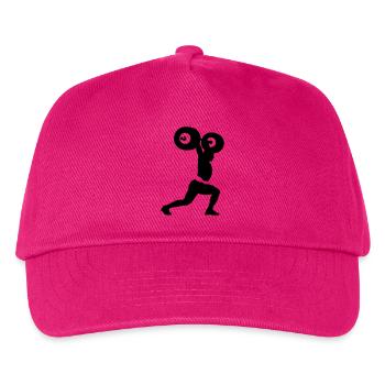 weightlifter - Kids’ Baseball Cap - fuchsia - Front