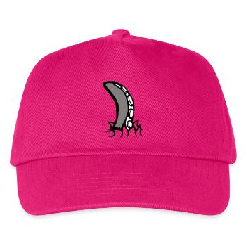 Tentakel Kraken Monster aufgerissens Shirt Alien - Kinder Basecap - Fuchsia - Vorne
